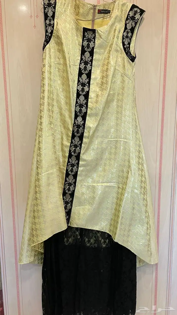 فستان انيق اصفر 1