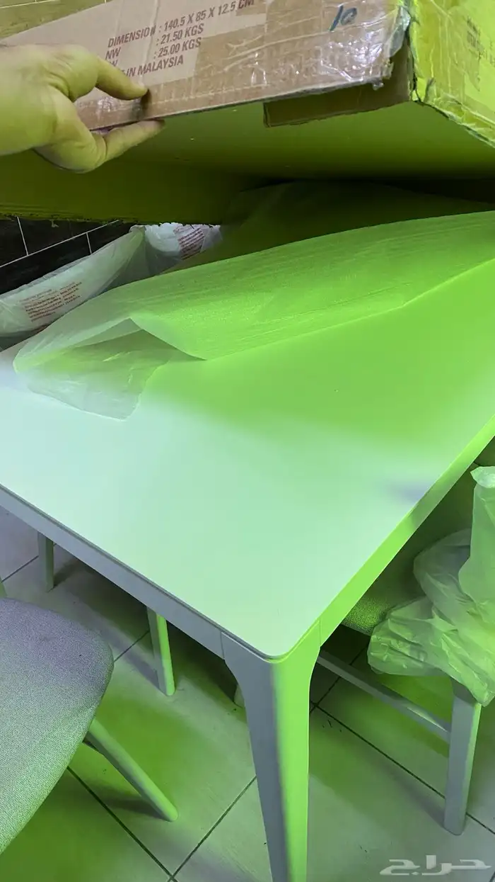 طاولة طعام 6 كراسي جديد 0