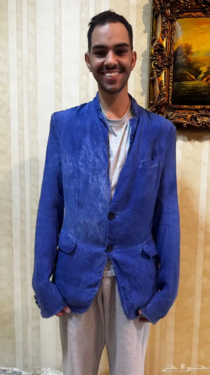 الجاكيت أزرق صبغة 0