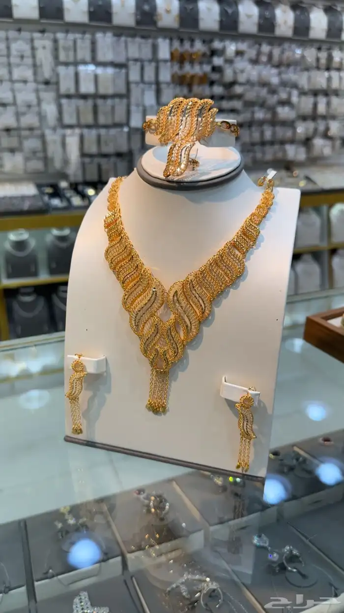 طقم بديل الذهب زركون 27