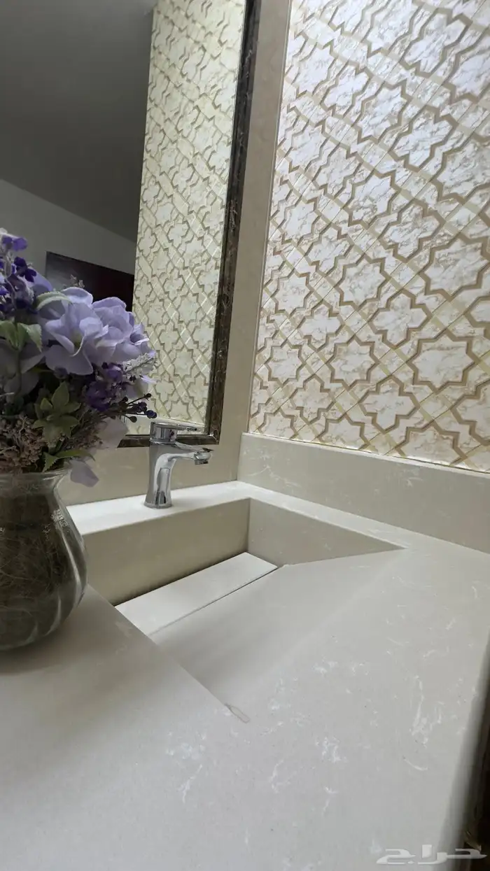 مغسلة جديدة رخام صناعي 2