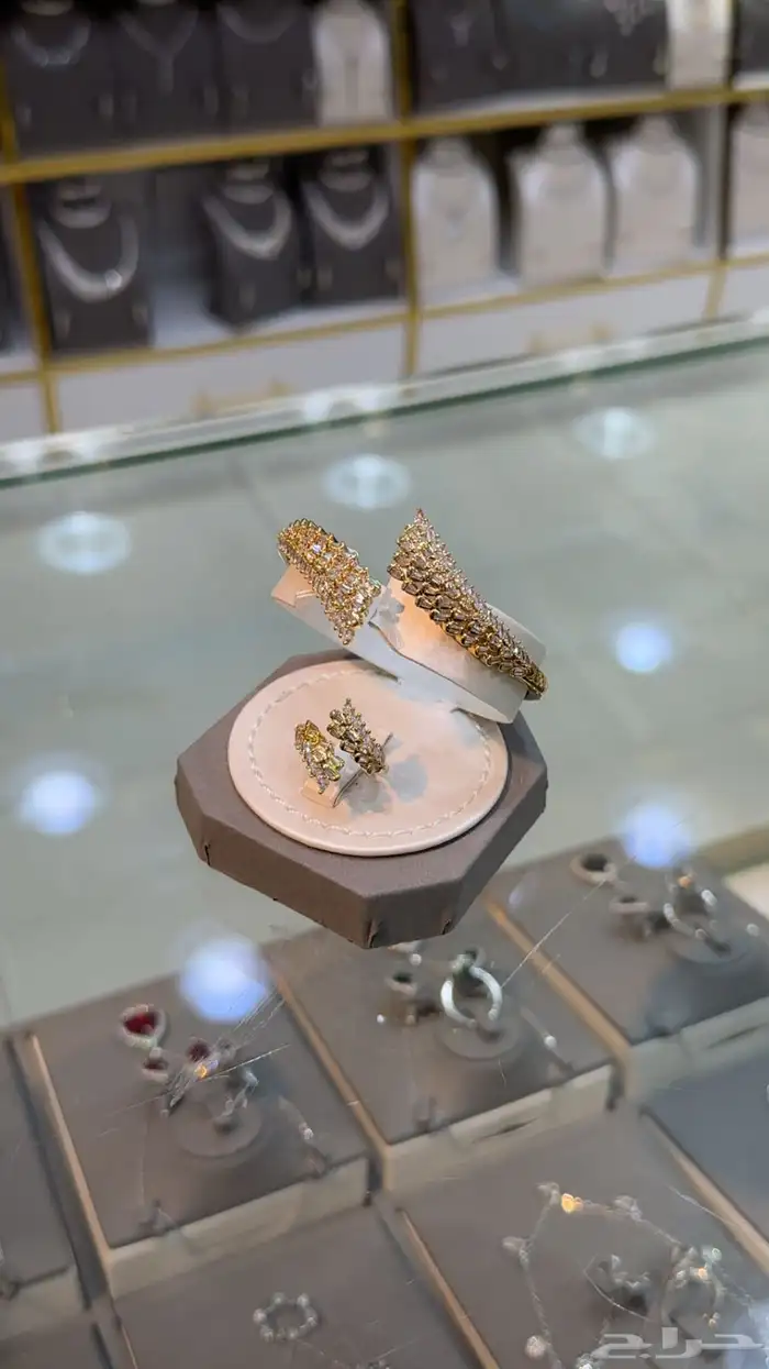 طقم بديل الذهب زركون 12