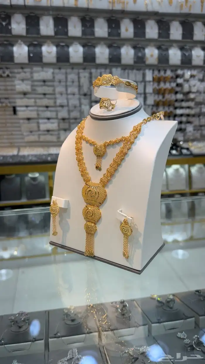 طقم بديل الذهب زركون 28