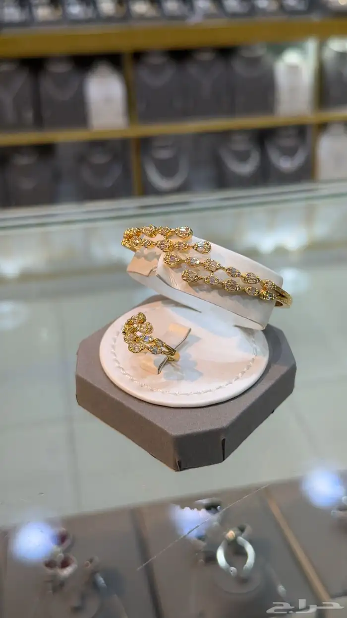 طقم بديل الذهب زركون 11