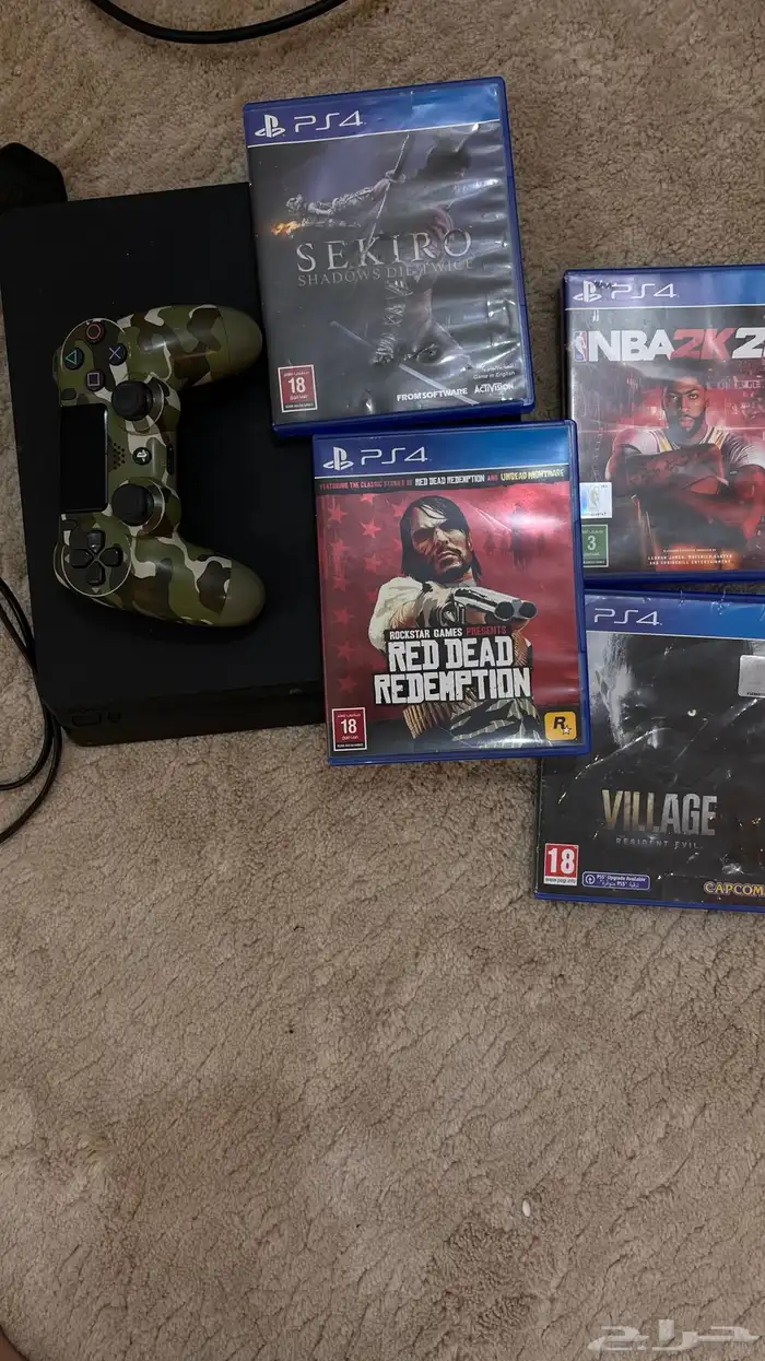 سوني 4 مع يد وكم شريط مثل ردد وسيكيرو 0