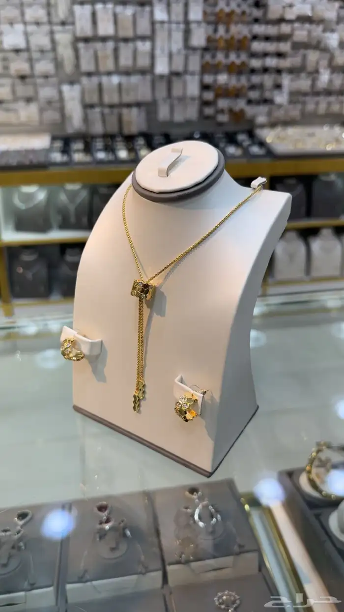 طقم بديل الذهب زركون 24