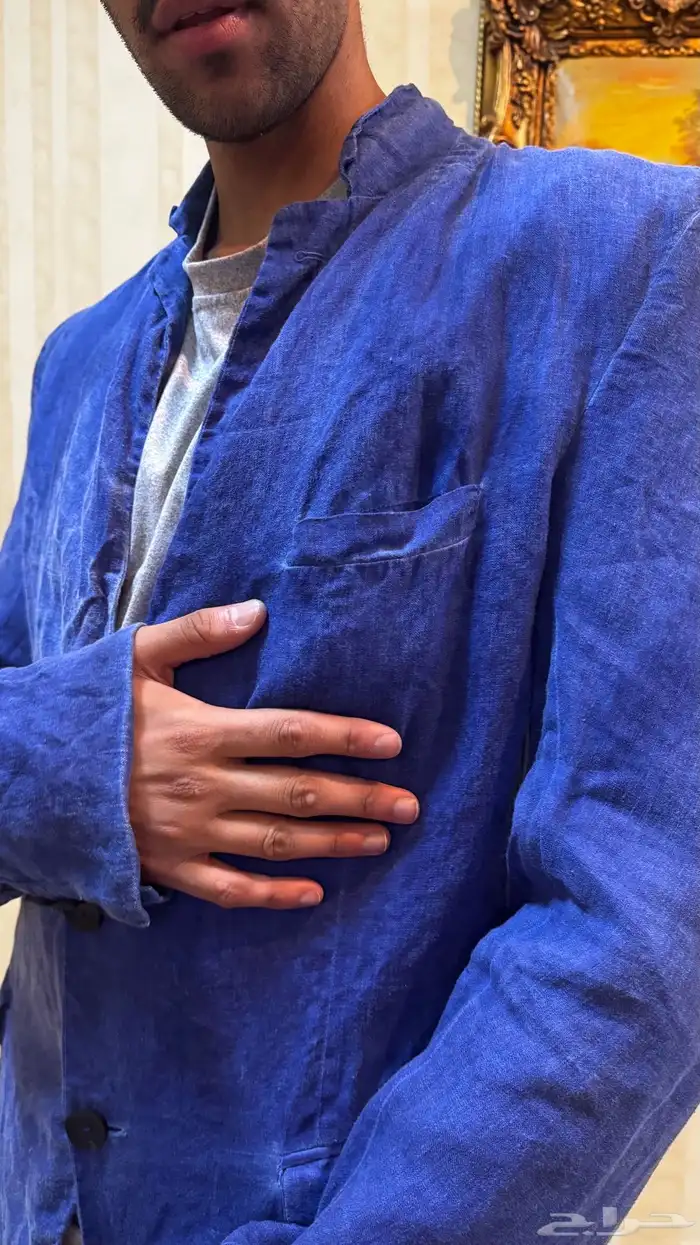 الجاكيت أزرق صبغة 6