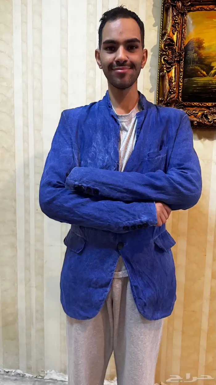 الجاكيت أزرق صبغة 5