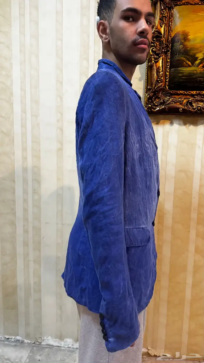 الجاكيت أزرق صبغة 3