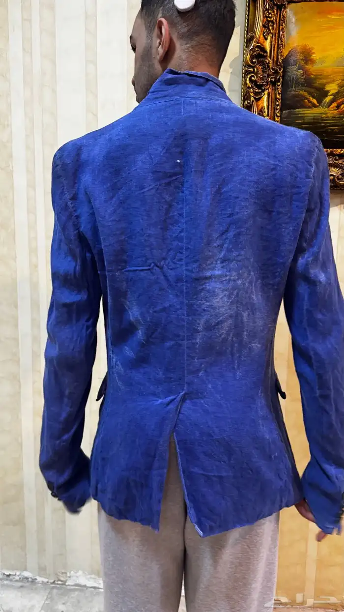 الجاكيت أزرق صبغة 7