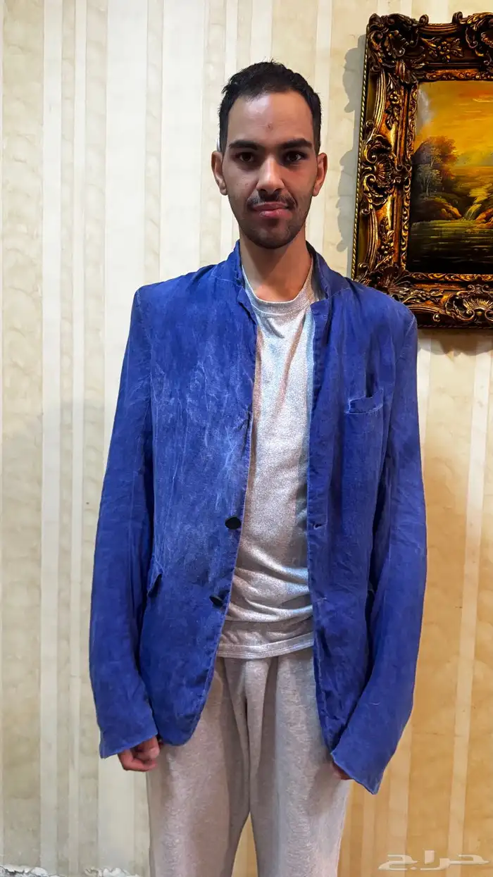 الجاكيت أزرق صبغة 1
