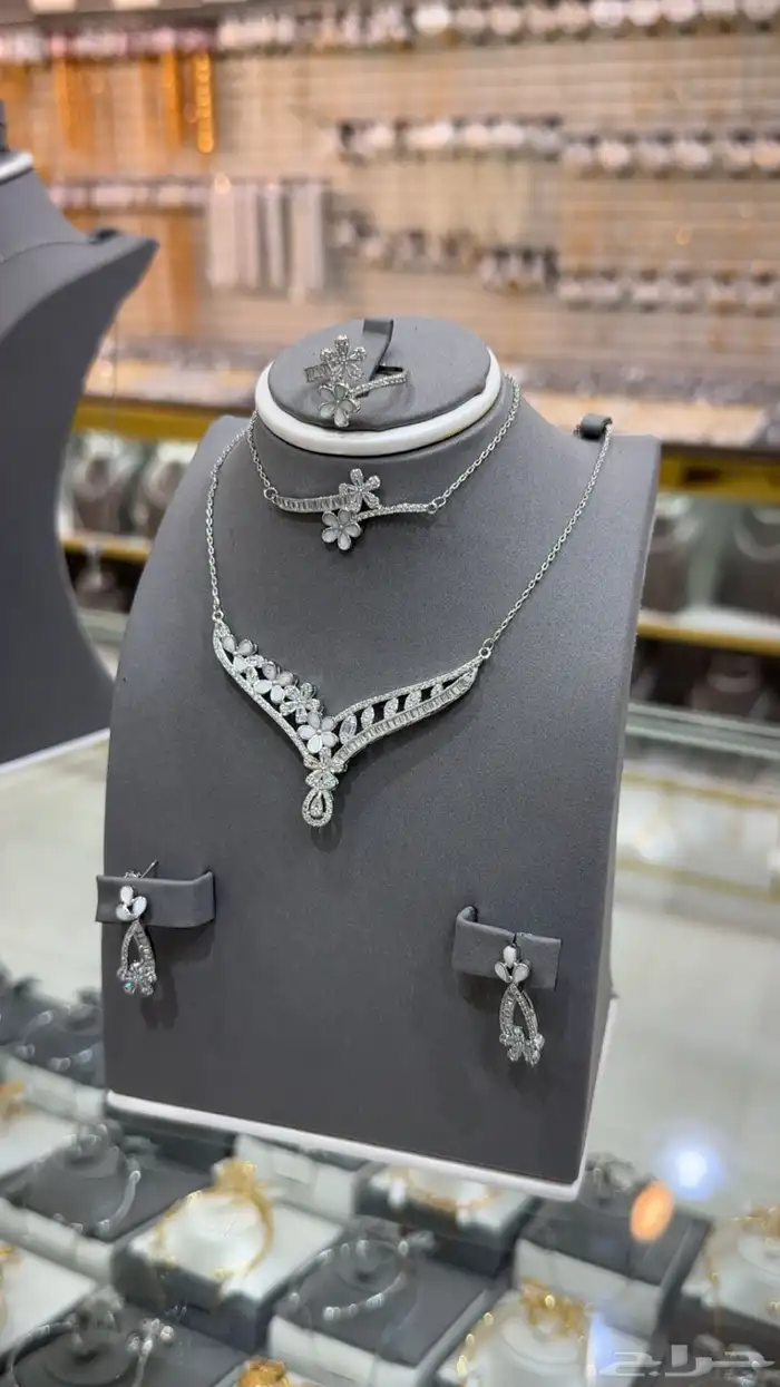 طقم بديل الذهب زركون 35