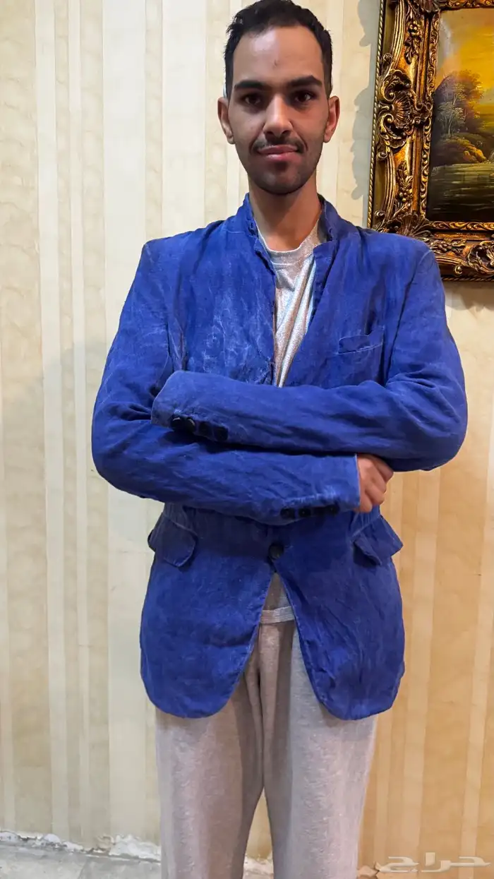الجاكيت أزرق صبغة 4