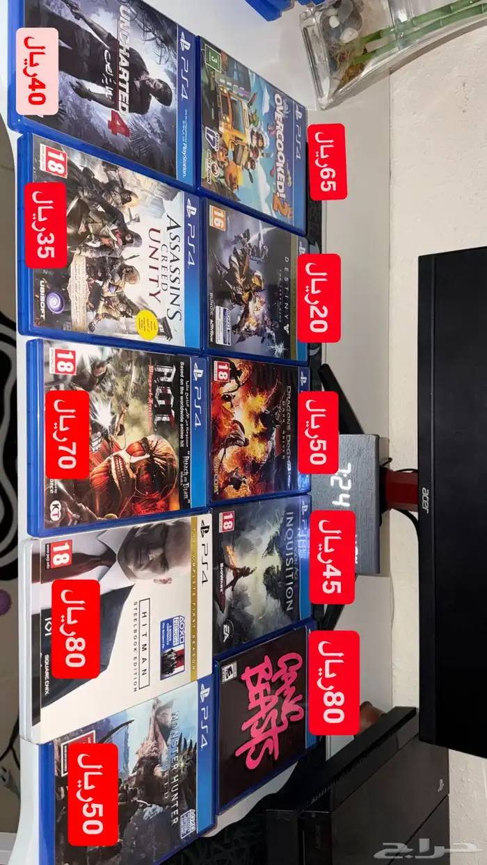 أشرطة العاب متنوعة للبيع 0