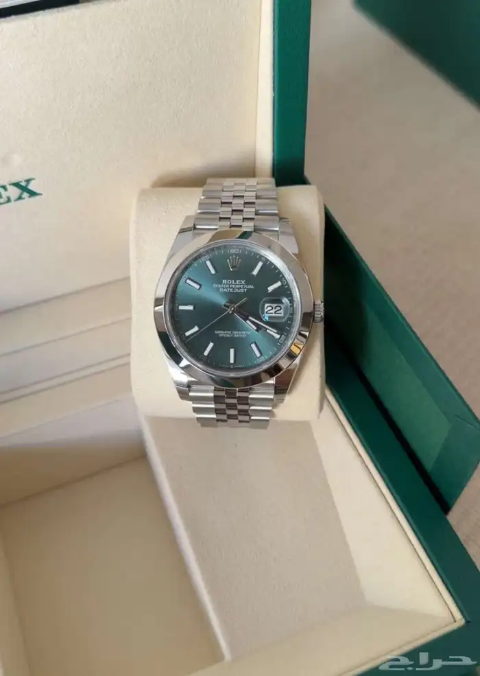 ساعه رولكس اصليه منت قرين 0