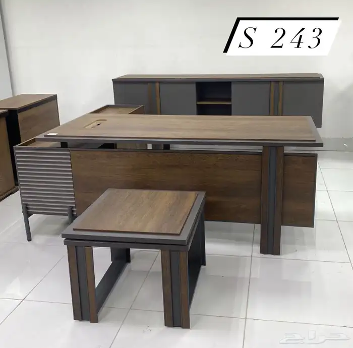 مكتب طقم مودرن فخم حق مودير كبير جديد موديلات متوفر 3