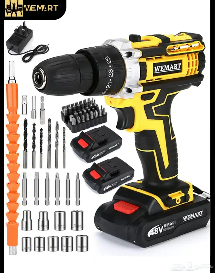 للبيع دريل لاسلكي احترافي من WEMART 0