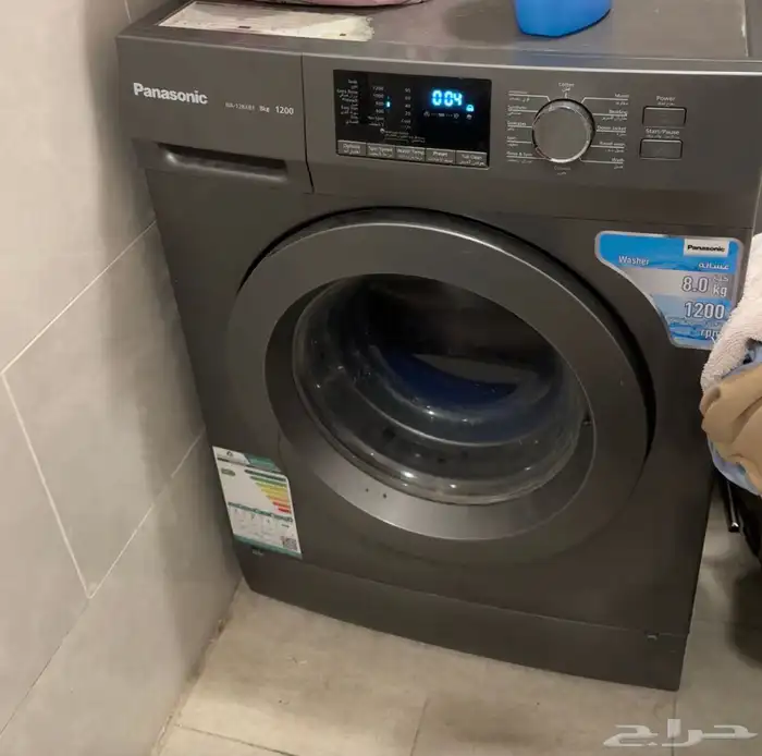 غساله بانسونيك اتوماتيك فتحه اماميه 8 كيلو 0