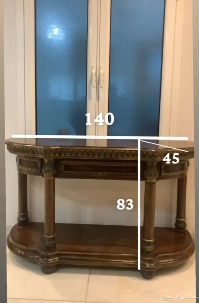 مرايه مع الكنسول او المدخل من العرفج 1