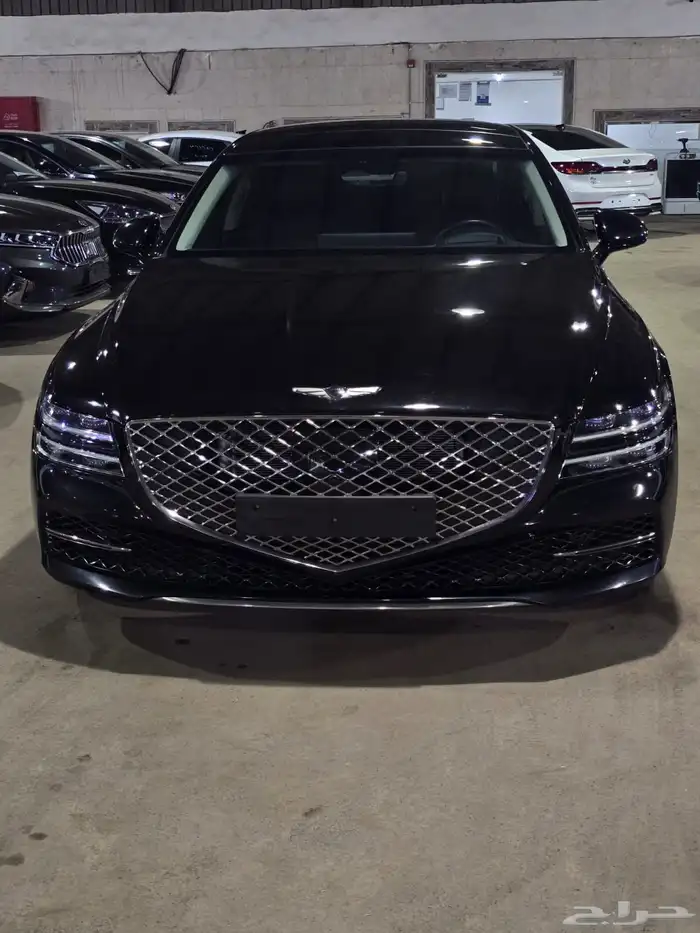 هيونداي جنسيس G80 اسود 2022 بنزين بطاقة جمركية وارد كوريا 1