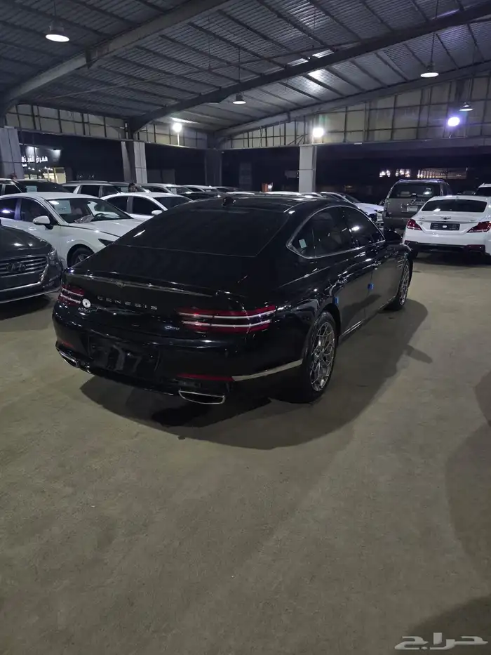 هيونداي جنسيس G80 اسود 2022 بنزين بطاقة جمركية وارد كوريا 3