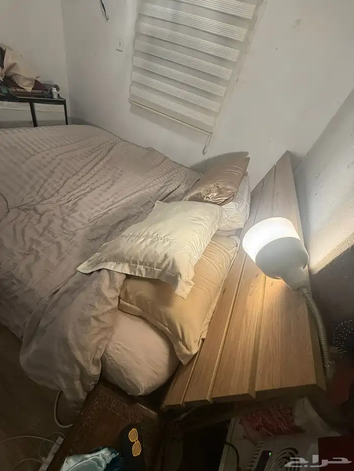 غرفة نوم سرير 180 مع المطرح وتسريحه و2 كومدي ودلاب كورنر 2