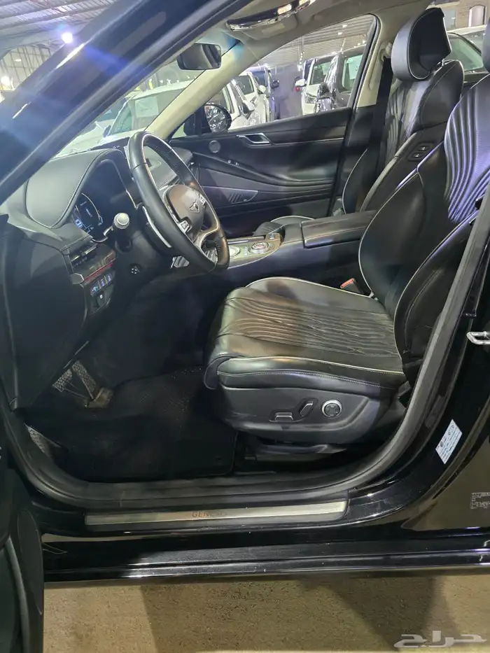 هيونداي جنسيس G80 اسود 2022 بنزين بطاقة جمركية وارد كوريا 8