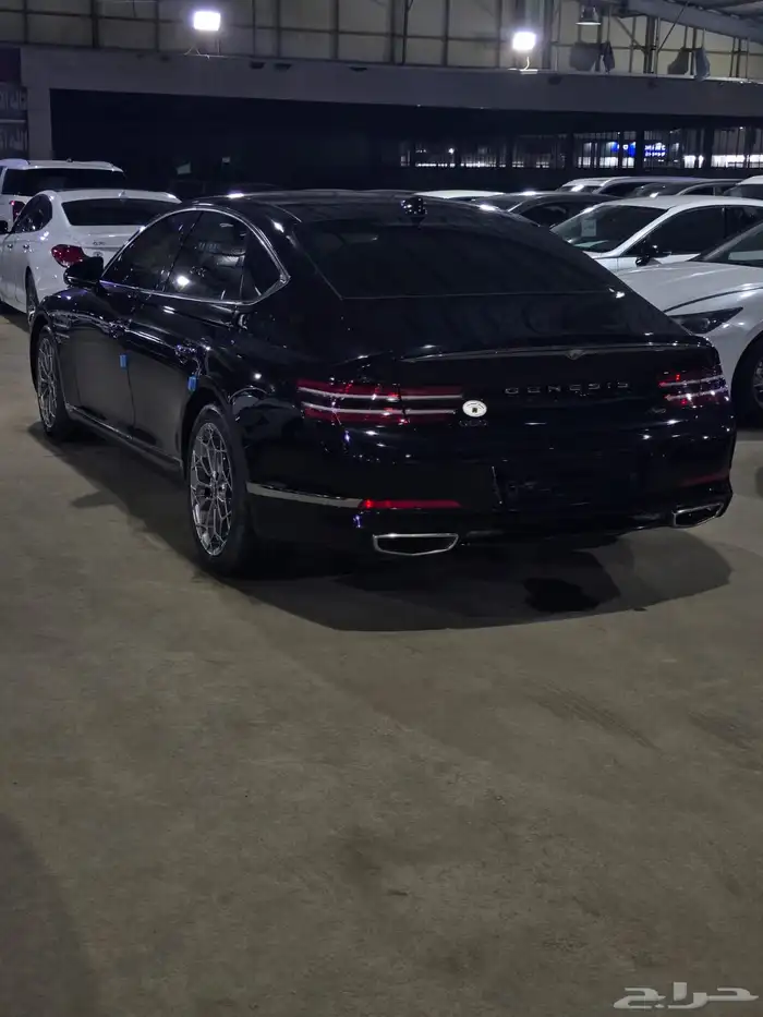 هيونداي جنسيس G80 اسود 2022 بنزين بطاقة جمركية وارد كوريا 4