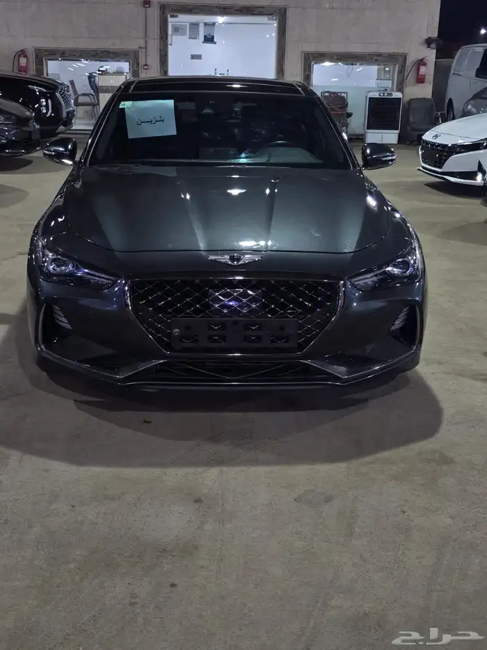 هيونداي جنسيس G70 رمادى 2020 بنزين بطاقة جمركية وارد كوريا 2