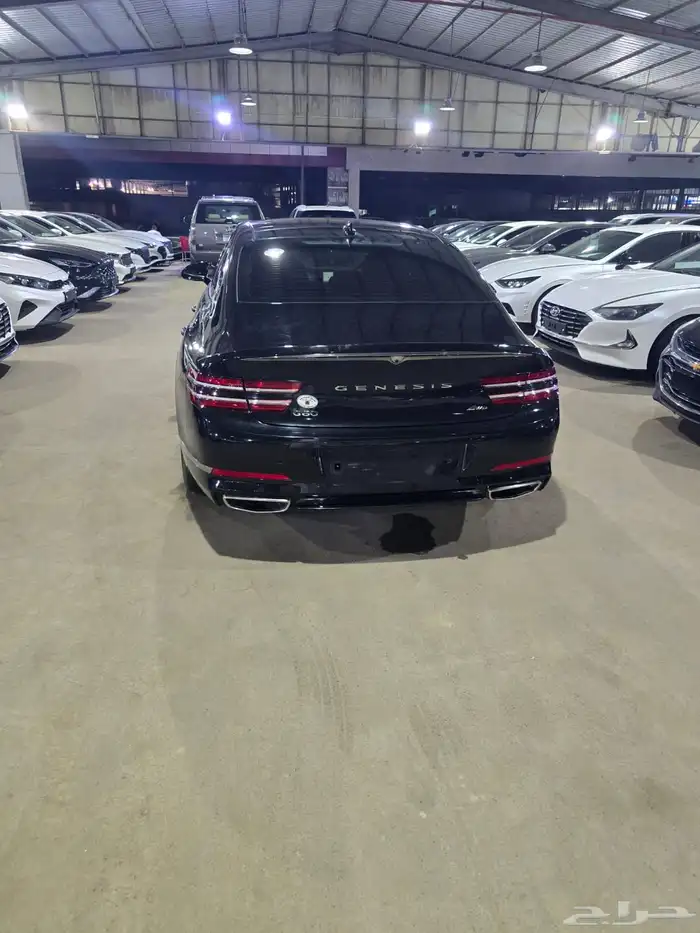 هيونداي جنسيس G80 اسود 2022 بنزين بطاقة جمركية وارد كوريا 5