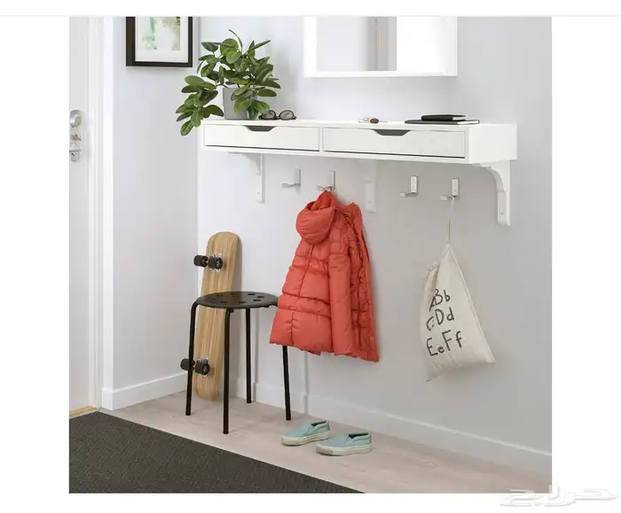 رف مع أدراج جديد بكرتونه غير مستعمل من ايكيا 1