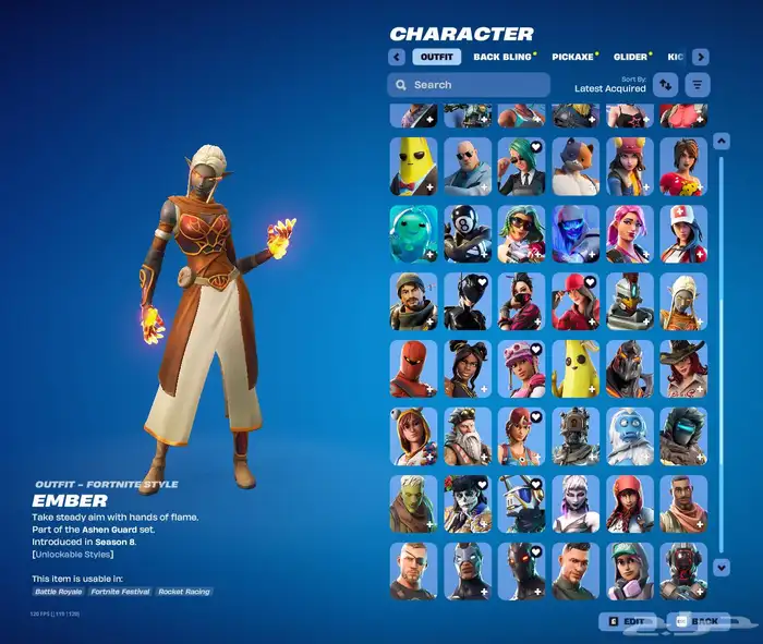 حساب فورت نايت للتواصل و معرفت السعر عبر الرقم 1