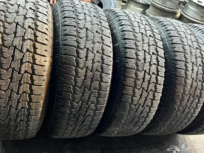 جنوط فيول 6 مسمار مع كفرات نانكنج وكاله مقاس 285 70 17 2