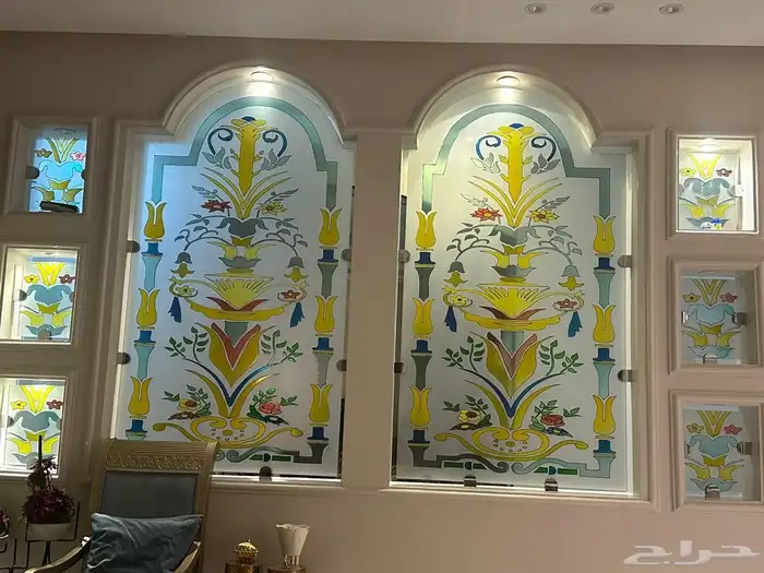 الواح زجاج مع تلفزيون بنا سونك 1