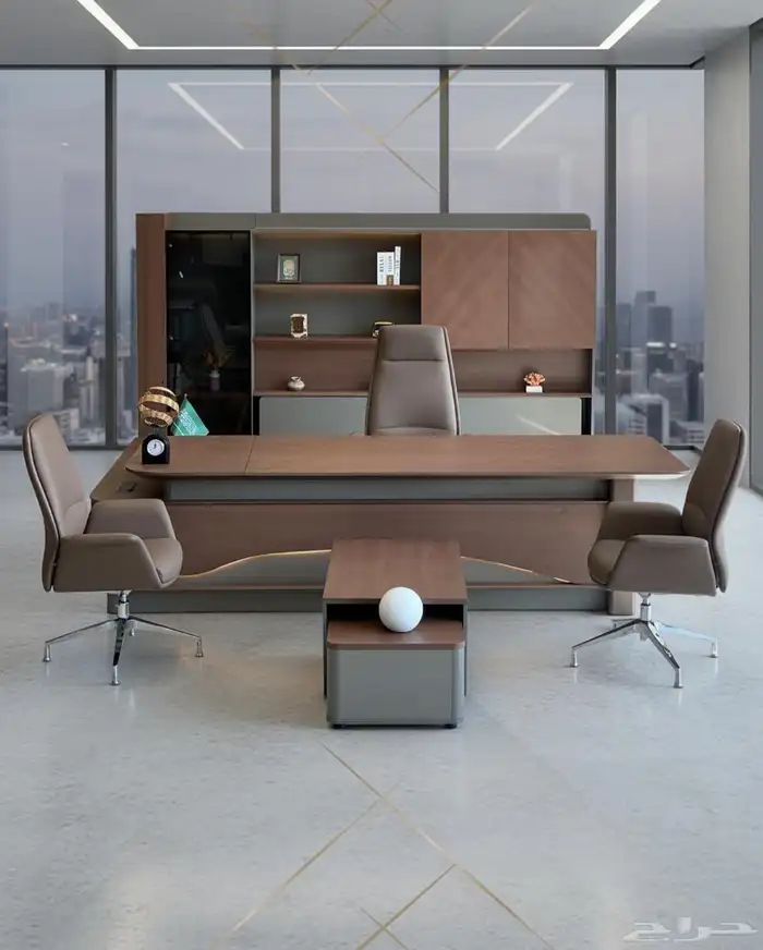 مكتب طقم مودرن و جديد مكاتب مدير و للشركات و كراسي مكتبي 9