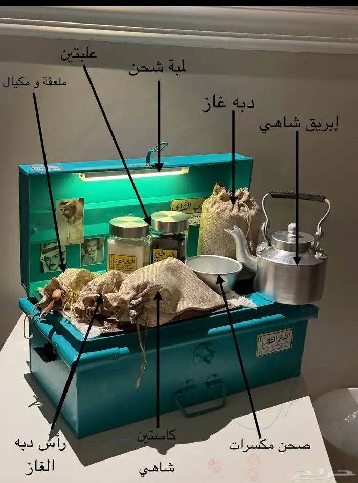 صناديق شاهي و قهوه بكامل الأغراض 1