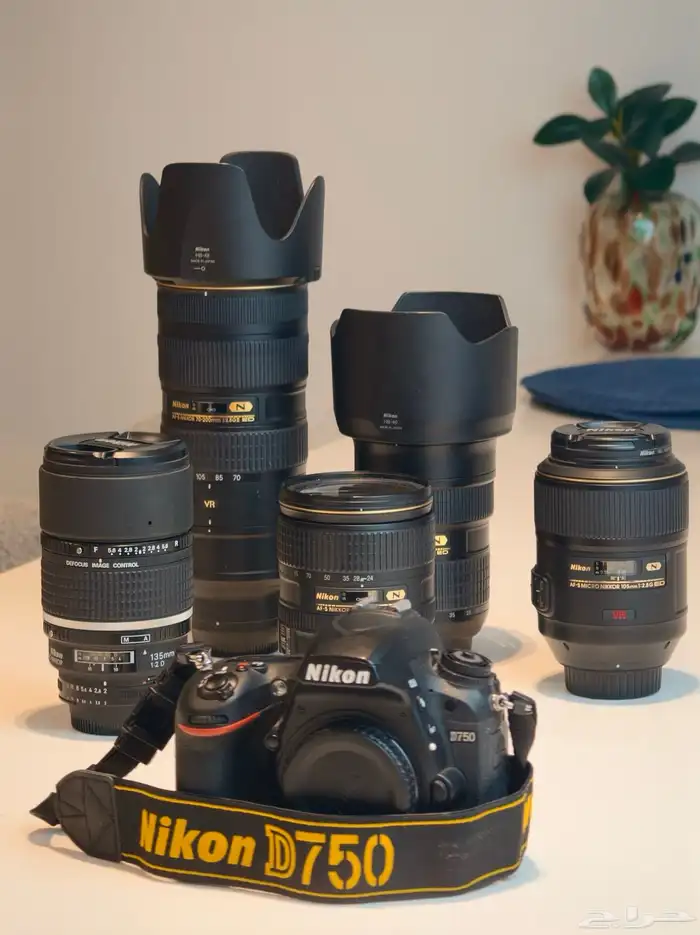 كاميرا نيكون Nikon D750 عدة استوديو 2