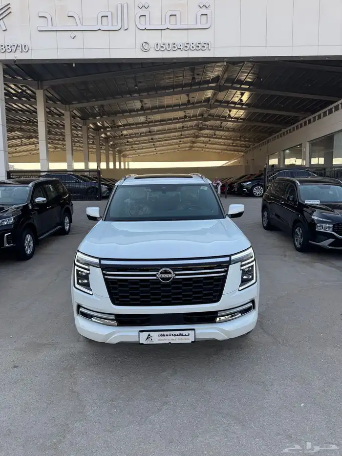 للبيع نيسان باترول بلاتينيوم 2025 - فل كامل -عداد 8 الف فقط 0