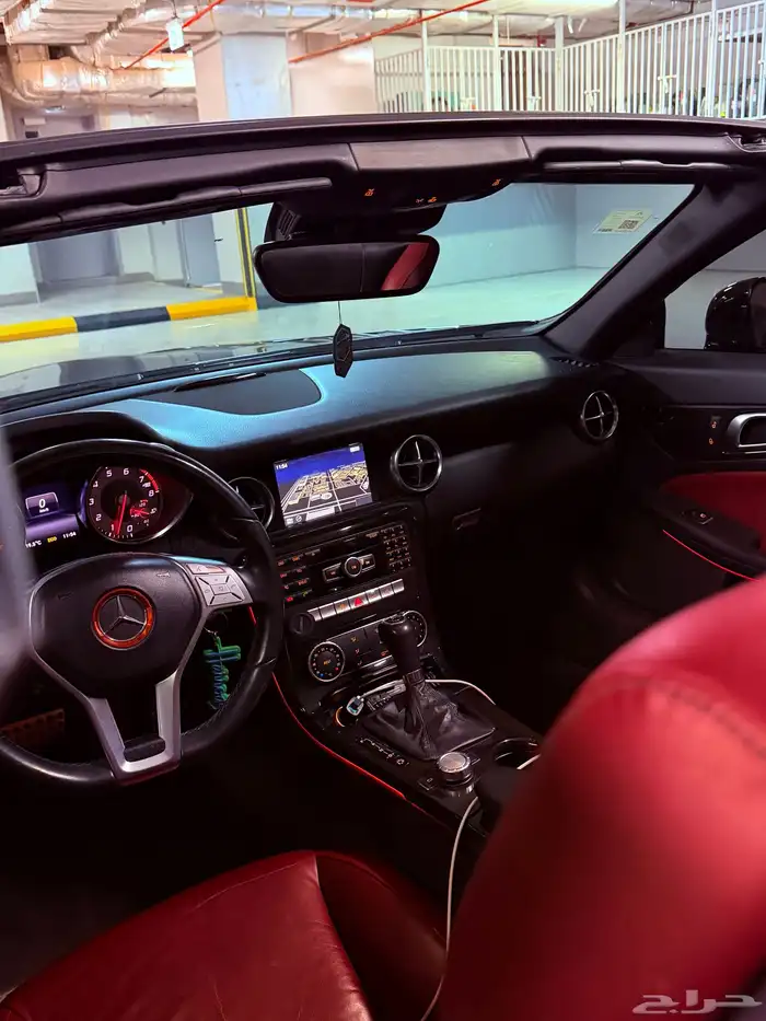 مرسيدس SLK 200 فل كامل كشف مخزن للبيع او البدل 2014 8