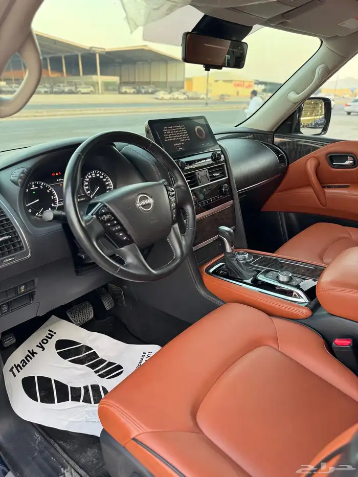 للبيع نيسان باترول 2023 تيتانيوم سعودي بحالة الوكاله 12