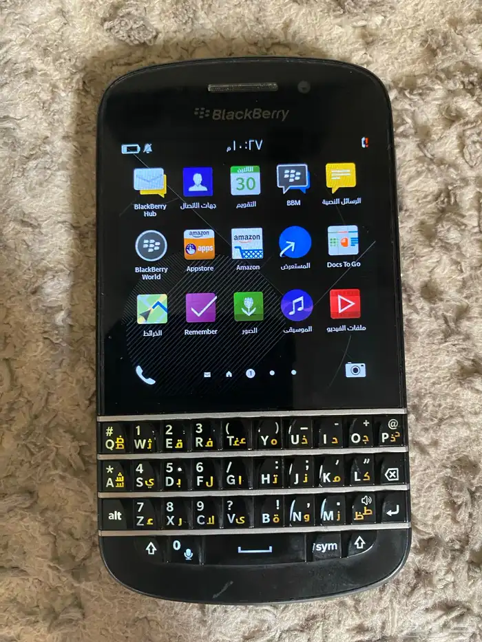 بلاك بيري Q10 للبيع مستعمل نظيف 0