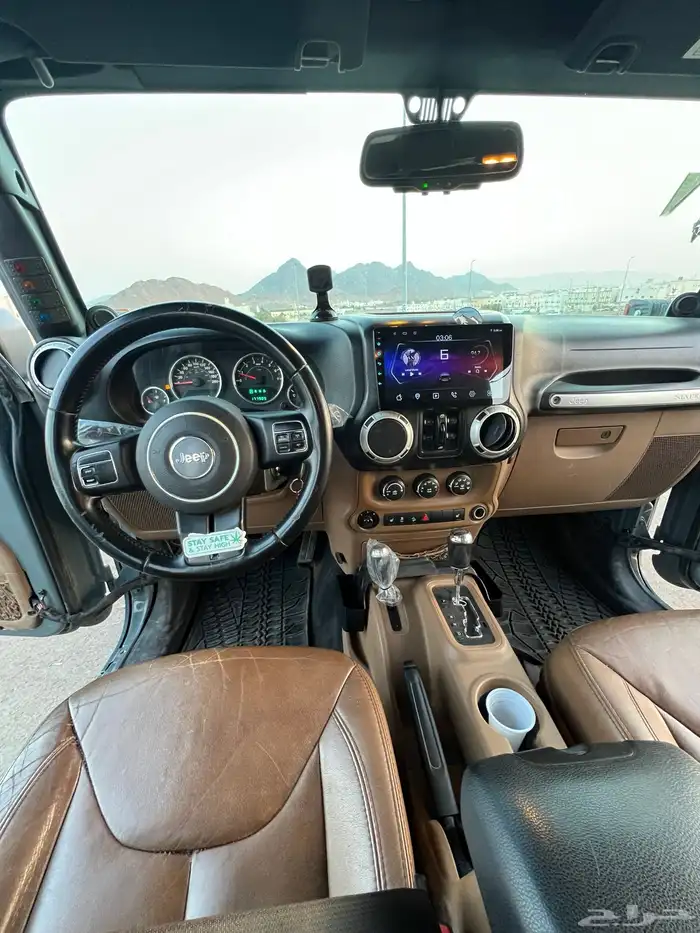 جيب رانجلر روبيكون 2014 معدل لوحة مميزة 14