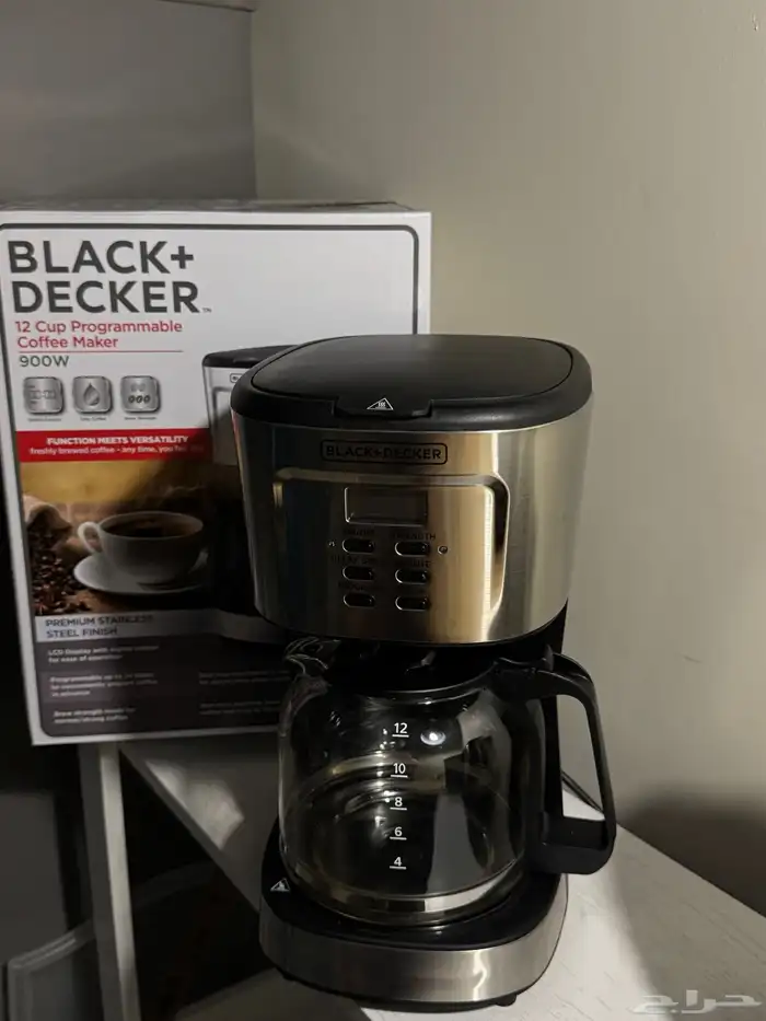 مكينة قهوة BLACK DECKER جديدة شبه جديدة (استخدام شهر فقط) 1