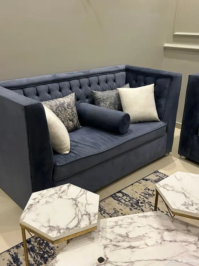 كنب صاله وجلسه ارضيه بدون الفرشه نظيف مره 5