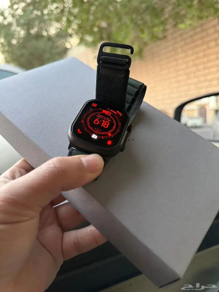 ساعة ابل واتش الترا 2 بلاك بطارية 100 وسامسونج S25ultra256 1