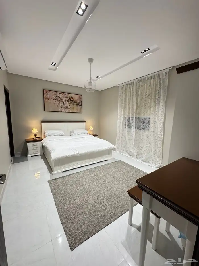 شقة مفروشة غرفتين وصالة جديدة ايجار شهري وسنوي تشطيب فاخر 6