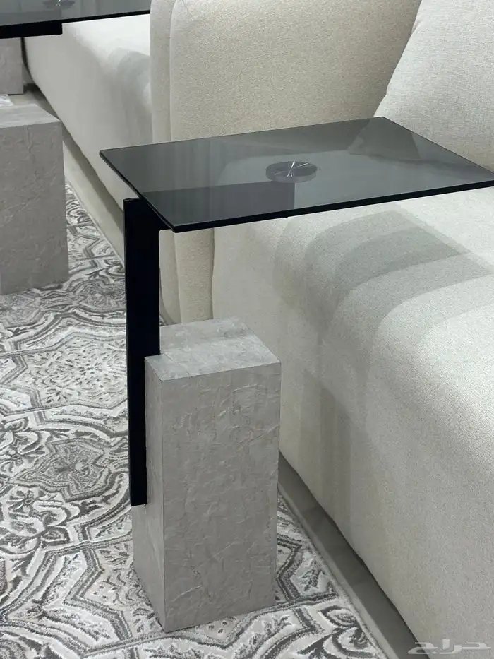 طاولات خدمه فايبر 9قطع صغيره و1 كبيره ب(1500) لكامل الطقم 3