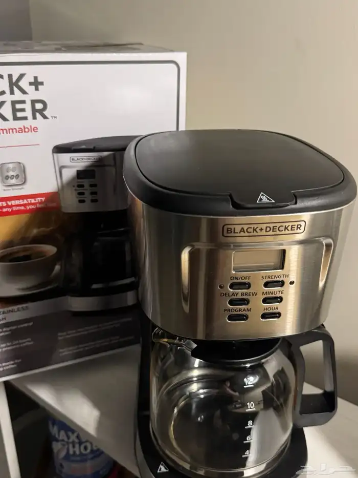 مكينة قهوة BLACK DECKER جديدة شبه جديدة (استخدام شهر فقط) 3