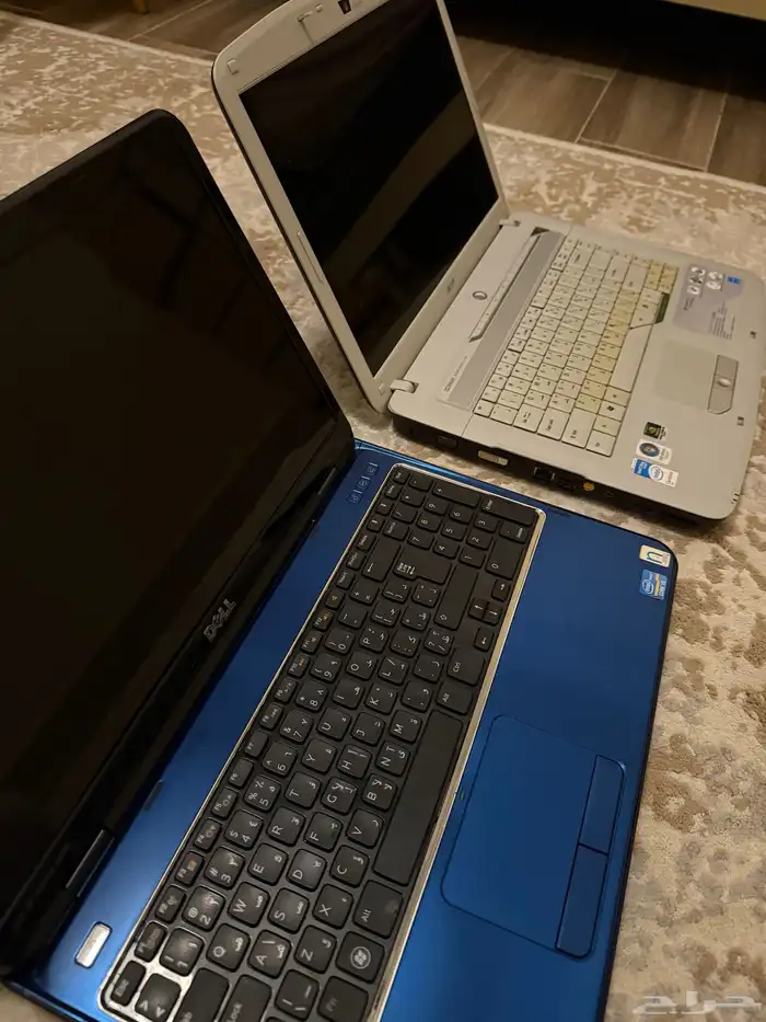 جهازين لابتوب للبيع الاول من نوع ايسر والثاني ديل 6