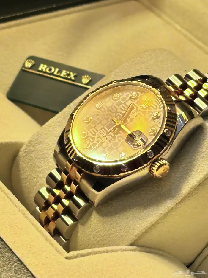 ساعة رولكس الماس داخلي وخارجي الوكيل العطار 0